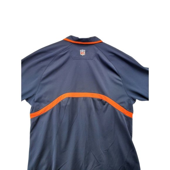 CHICAGO BEARS Shirt Men's Polo REEBOK Blue/Orange Size Extra Large - Picture 6 of 7